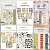 Набор (Cет) №1 из 6 наборов бумаги Саммер Студио (Summer Studio) 20x20 см