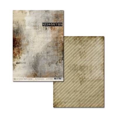 Набор двусторонней фоновой бумаги для скрапбукинга "Следуйте за пауками", плотность 235 г/м2, формат а4, 12 листов (6х2), БЕЗ ОБЛОЖКИ, арт. GS31102024