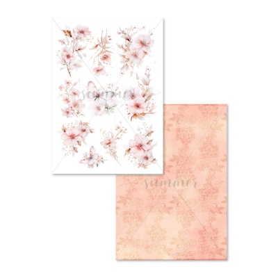 Набор для вырезания "Ароматы лугов" 18 двусторонних листов, формат а5,  190г, арт. SS21052024