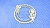 Чипборд Рамка с балериной круглая 1-2 (двухслойная), коллекция Балерина, Goldenchip