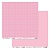 Лист двусторонней бумаги "Полоска, клетка" ярко-розовый от Mr.Painter, 190 г/кв.м, 30.5 x 30.5 см