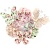 Набор цветов и бабочек к коллекции "Misty Rose" от Prima Marketing