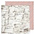 Лист двусторонней бумаги к коллекции Winter Wonderland - Лист Candy Cane Forest, от Heidi Swapp, 30,5х30,5 см
