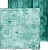 Лист двусторонней бумгаи TURQUOISE MOOD - 04, 30,5x30,5cm, 250 гр/кв.м, от Craft O'Clock