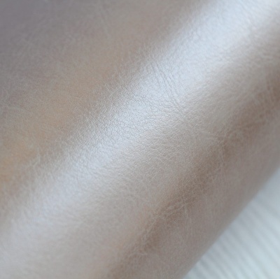Отрез переплётного кожзама с тиснением под кожу глянцевый Серо-розовый перламутр, 33 х 70 см