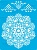 Трафарет многоразовый 15x20см Ажурная салфетка #397, от Fabrika Decoru