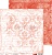Лист двусторонней бумаги RED MOOD-02, 30х30 см, 190 г/м2, Craft O'Clock