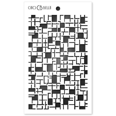 Трафарет 12х20 см Crossword от Ciao Bella