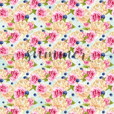 Фоновый набор двусторонней бумаги "Tea party" 20х20 см (190 г/м), от Summer Studio