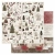 Набор бумаги для скрапбукинга Колючий Праздник, 12 листов, 200 г/м2, от ScrapMelange Studio