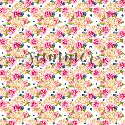 Фоновый набор двусторонней бумаги "Tea party" 20х20 см (190 г/м), от Summer Studio